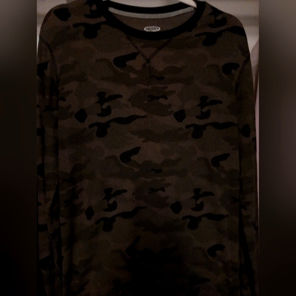 Brown, Medium, men's long sleeve